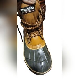 Northwest Territory Boots Size 6 Mens Thinsulate Brown duck Leather waterproof
